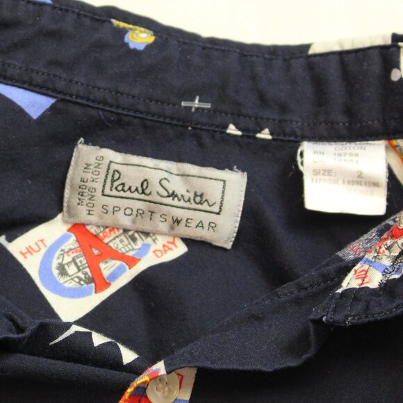 Vintage Paul Smith Hong Kong Button Down Shirt Mens (42" Chest) - Picture 3 of 9